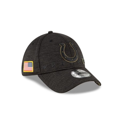 Indianapolis Colts Gorra | New Era NFL Salute To Service 39thirty Stretch Fit Cap Mexico - Negros